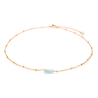 Divine Healer + Aquamarine Necklace Stack