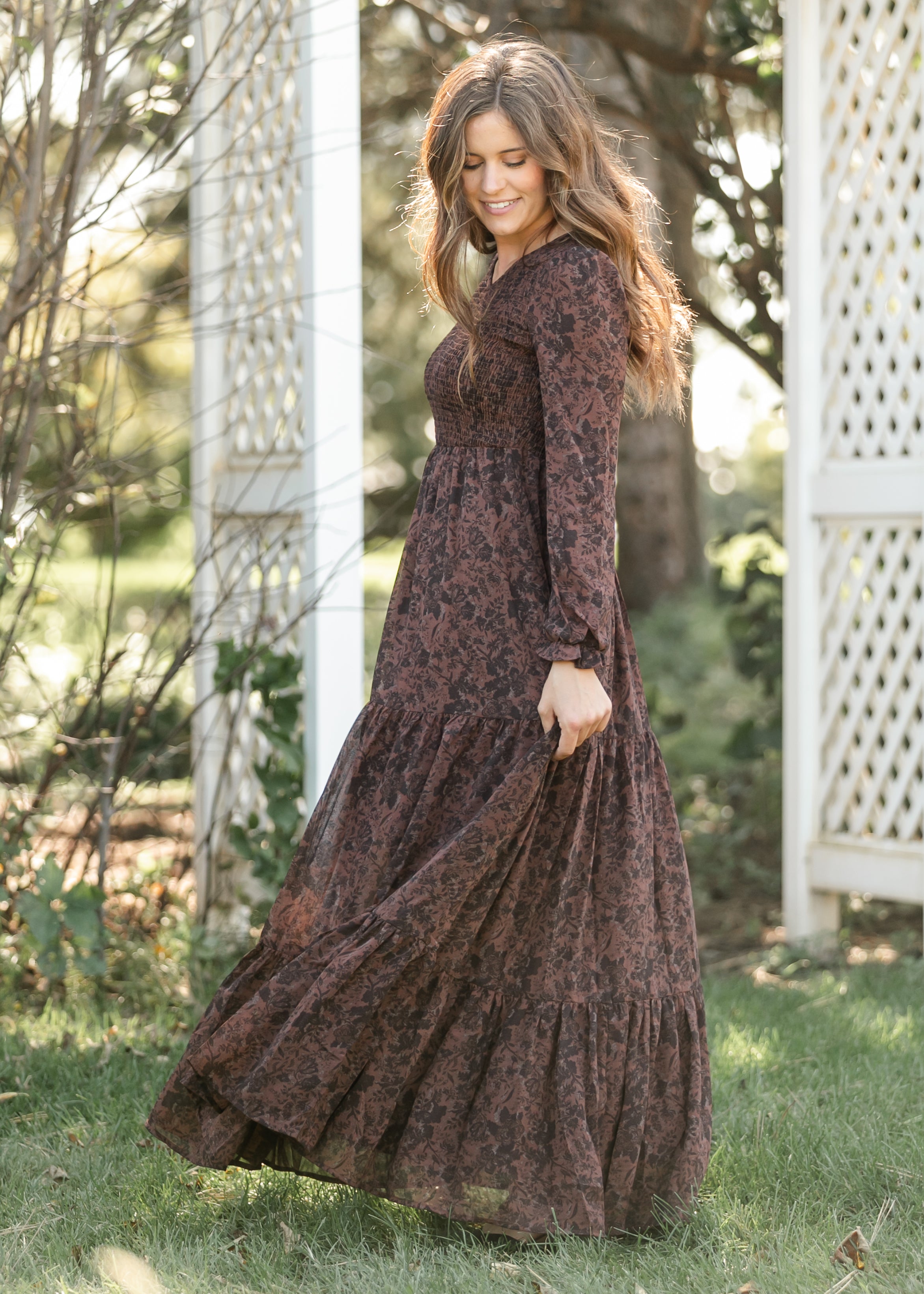 Aurora Smocked Maxi Dress