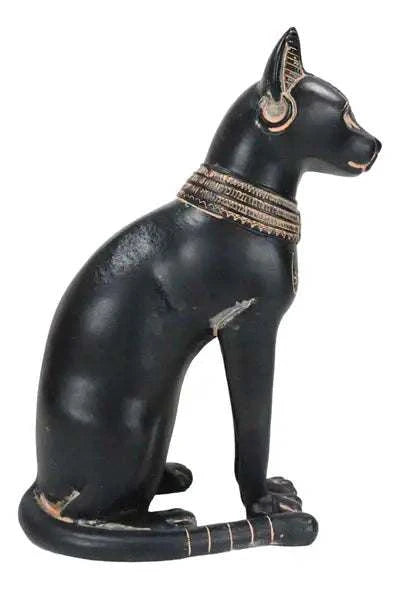 Small Egyptian Bastet Cat Statue 5"