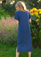 Baylor Navy Ribbed T-shirt Dress