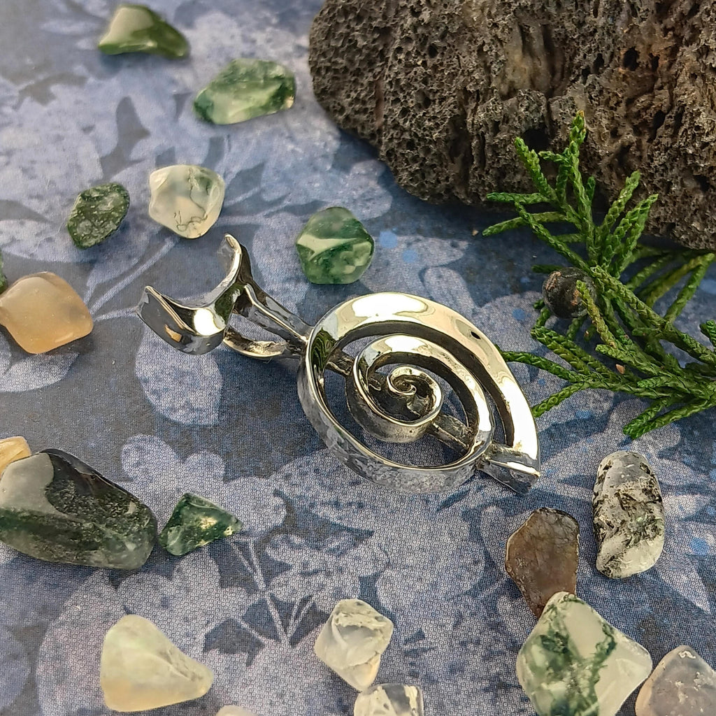Reiki Cho Ku Rei Symbol Pendant, Handmade