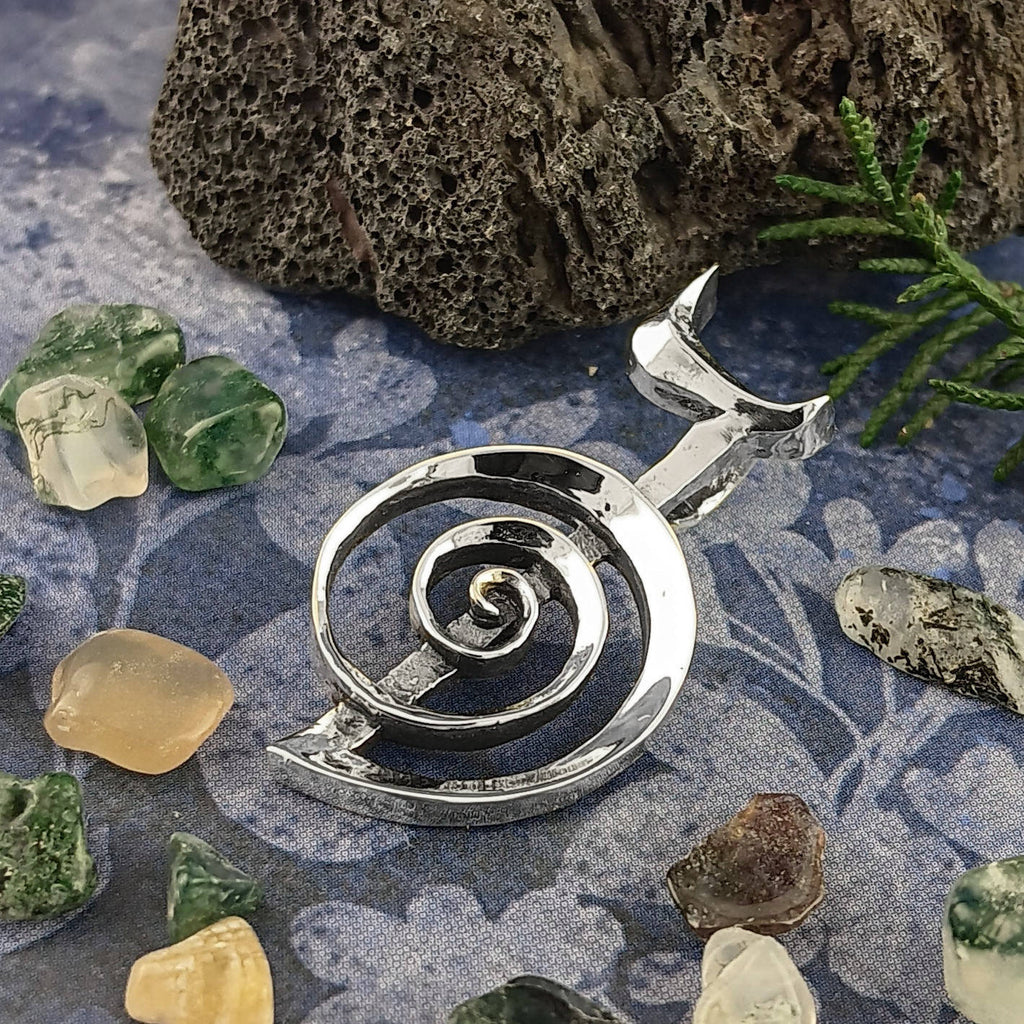 Reiki Cho Ku Rei Symbol Pendant, Handmade