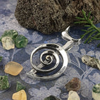 Reiki Cho Ku Rei Symbol Pendant, Handmade