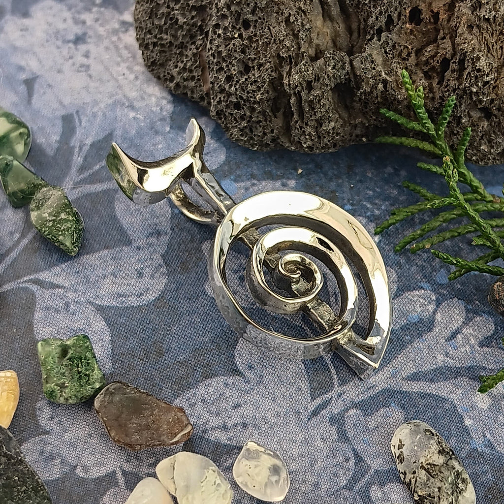 Reiki Cho Ku Rei Symbol Pendant, Handmade