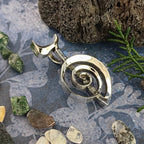 Reiki Cho Ku Rei Symbol Pendant, Handmade
