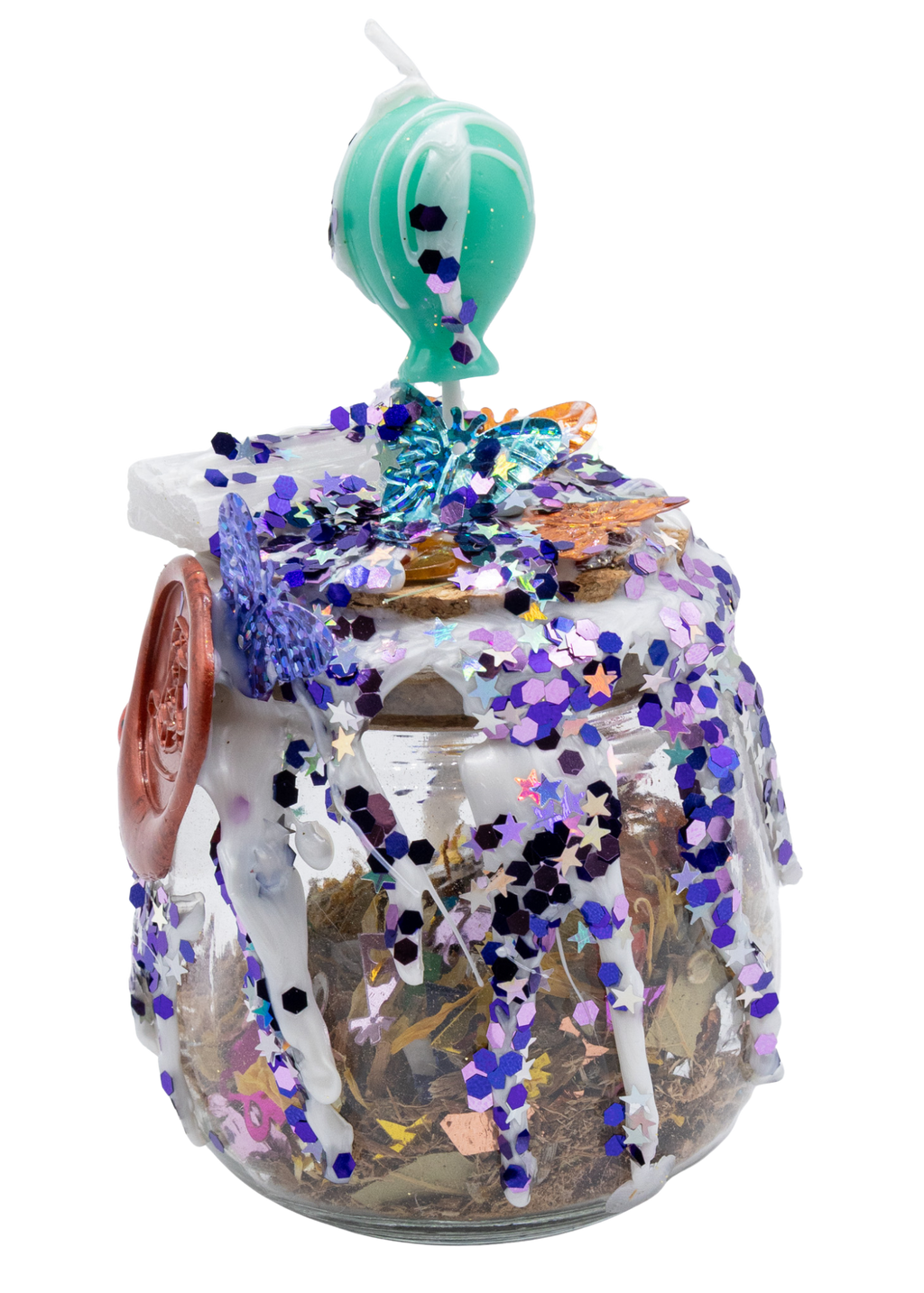 Birthday Wishes & Butterfly Kisses Spell Jar