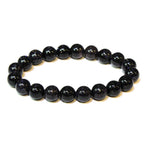 Blue Goldstone Round Bead Bracelet - Symbol of the Night Sky