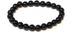 Blue Goldstone Round Bead Bracelet - Symbol of the Night Sky