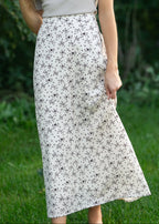 Braylyn Brown Floral Midi Skirt - FINAL SALE