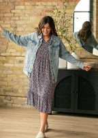 Brinx Light Wash Oversized Denim Jacket