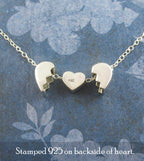 Heal a Broken Heart Pendant Necklace with Hidden Heart, Engravable