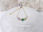 LEAD WITH LOVE-Kunzite, Green Aventurine, Prehnite Jewelry Set