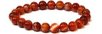 Carnelian Round Bead Bracelet - The Artist's Stone