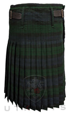 Traditional Kilt – Standard 4–5 Yard Wool, Black Watch