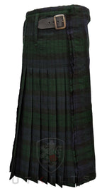 Traditional Kilt – Standard 4–5 Yard Wool, Black Watch