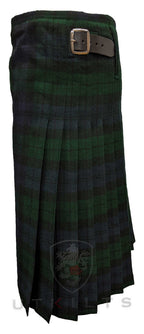 Traditional Kilt – Standard 4–5 Yard Wool, Black Watch