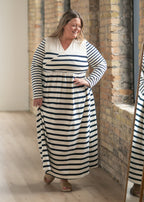 Celeste Striped Knit Maxi Dress - FINAL SALE