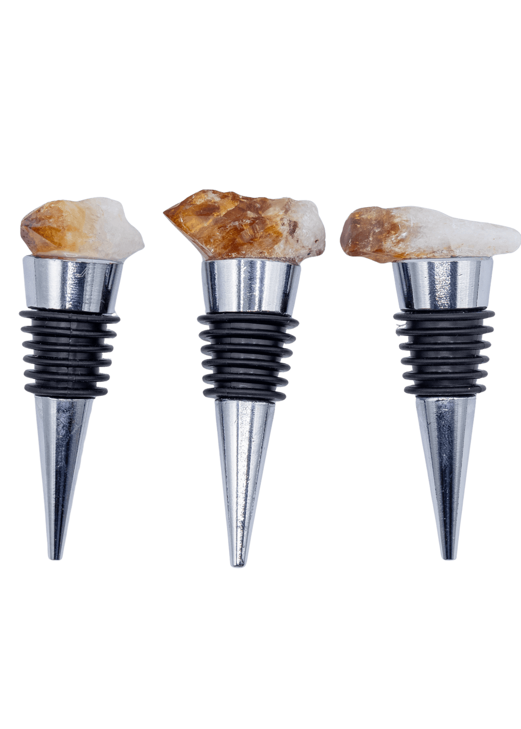 Citrine Crystal Wine Stopper