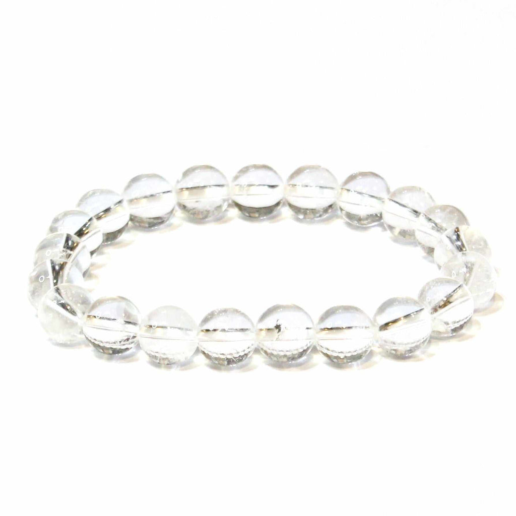 Clear Quartz Round Bead Bracelet - The Master Healer