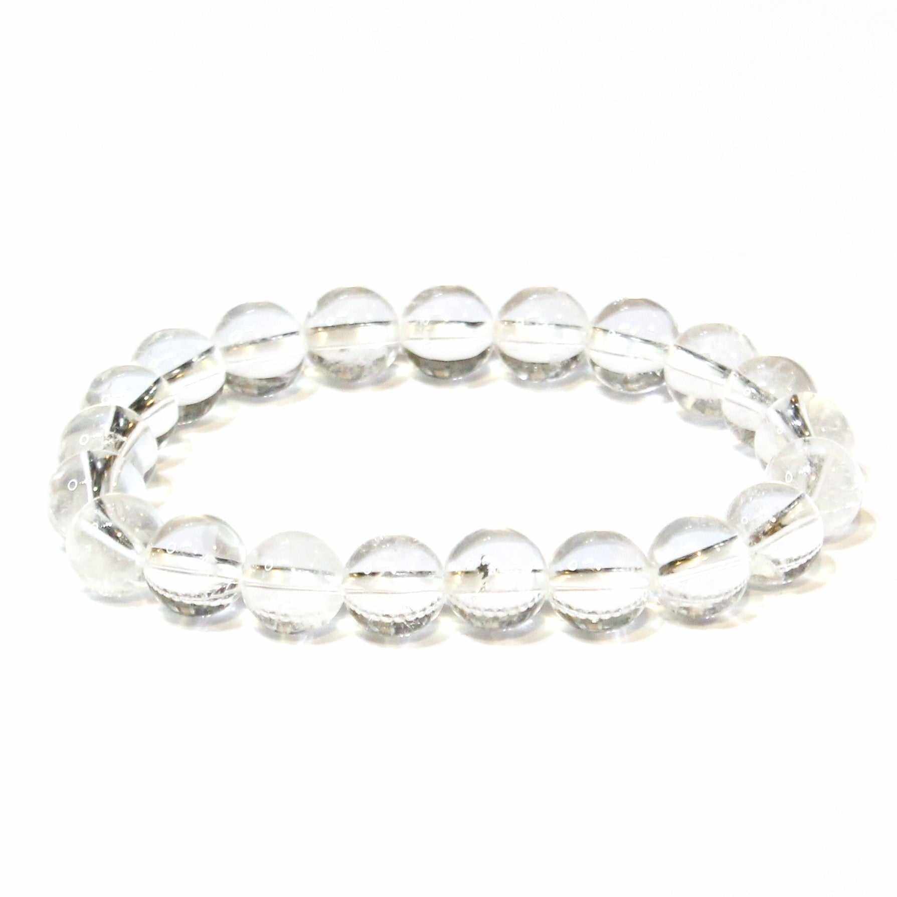 Clear Quartz Round Bead Bracelet - The Master Healer