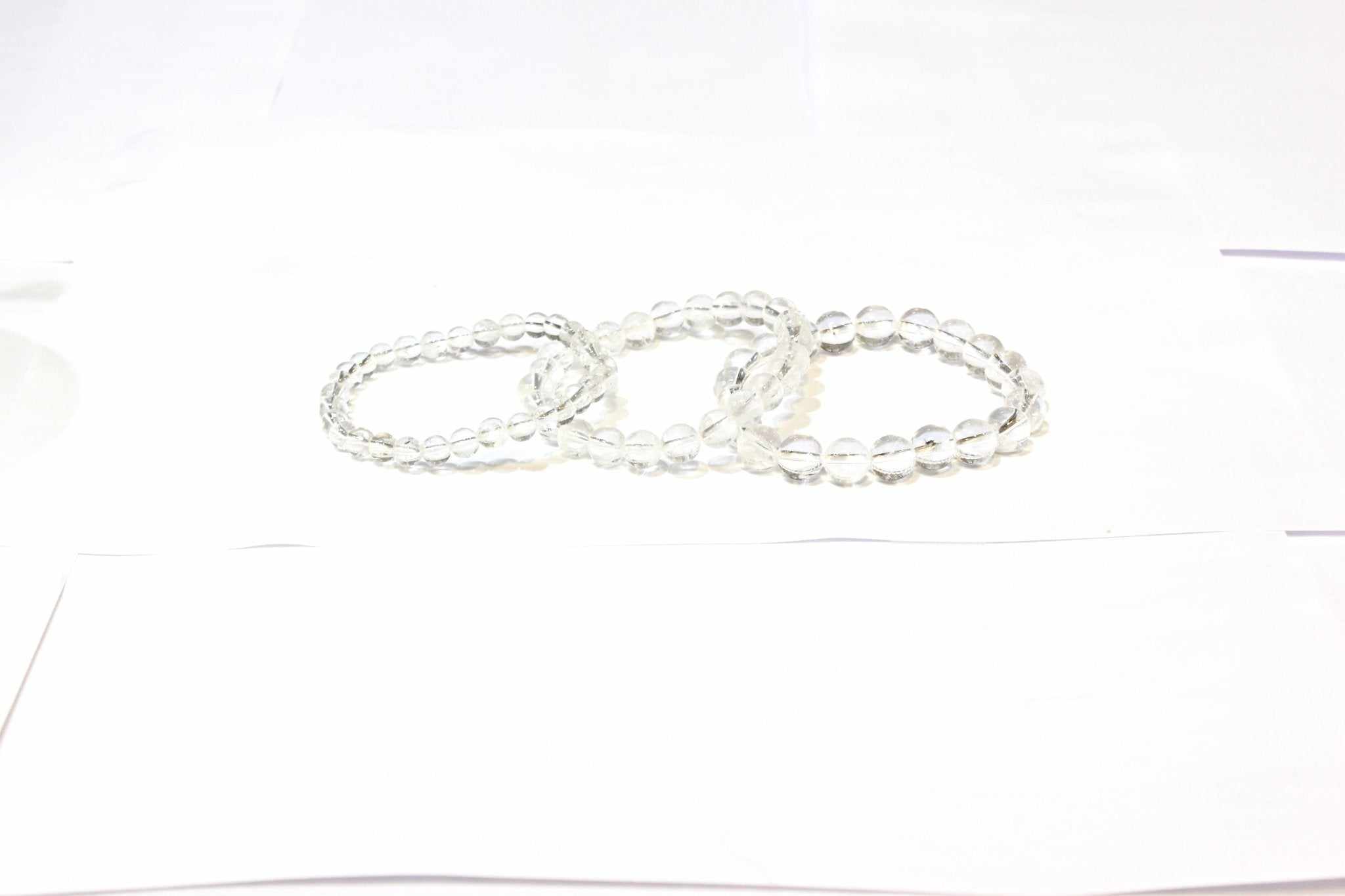 Clear Quartz Round Bead Bracelet - The Master Healer