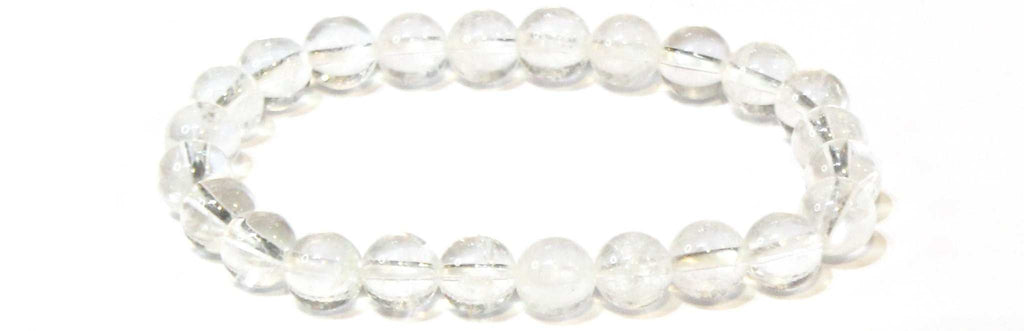 Clear Quartz Round Bead Bracelet - The Master Healer