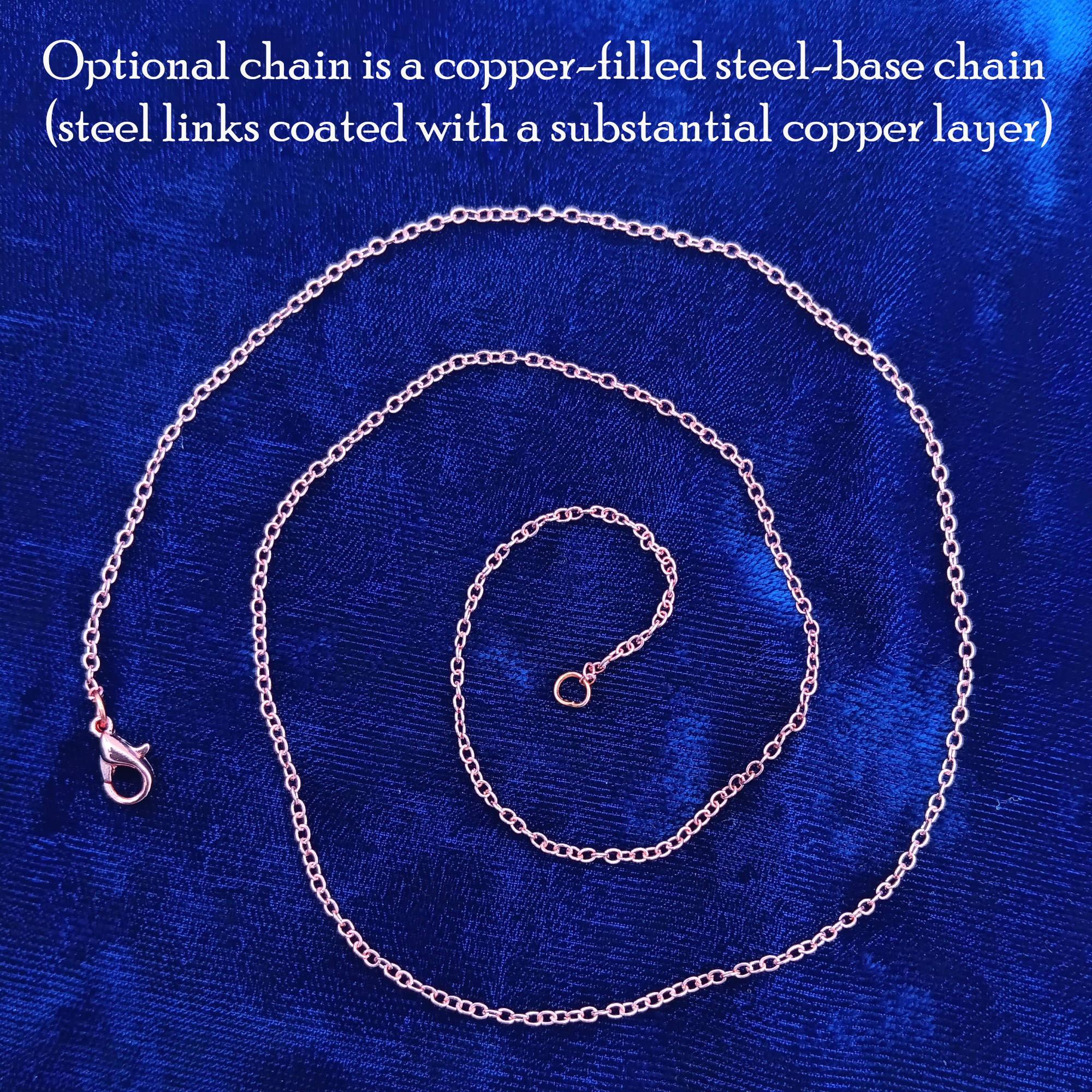 Celestite Crystal Wire-Wrapped Pendant in Copper, Sky-Blue Gemstone Necklace, Handmade