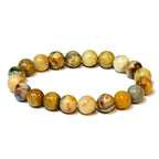 Crazy Lace Agate Round Bead Bracelet - The Laughter Stone