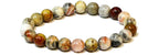 Crazy Lace Agate Round Bead Bracelet - The Laughter Stone