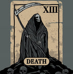 Death Tarot Card Crew Socks