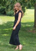 Eleanor Black A-line Maxi Dress - FINAL SALE