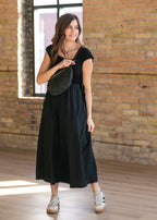 Eleanor Black A-line Maxi Dress - FINAL SALE