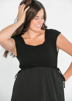Eleanor Black A-line Maxi Dress - FINAL SALE