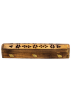 Brass Inlay Elephant Coffin Incense Burner