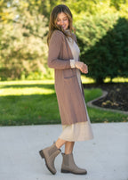 Essential Toffee Long + Soft Cardigan