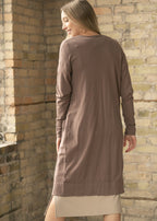 Essential Toffee Long + Soft Cardigan