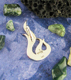 Flame Pendant, Handmade - 925 Sterling Silver