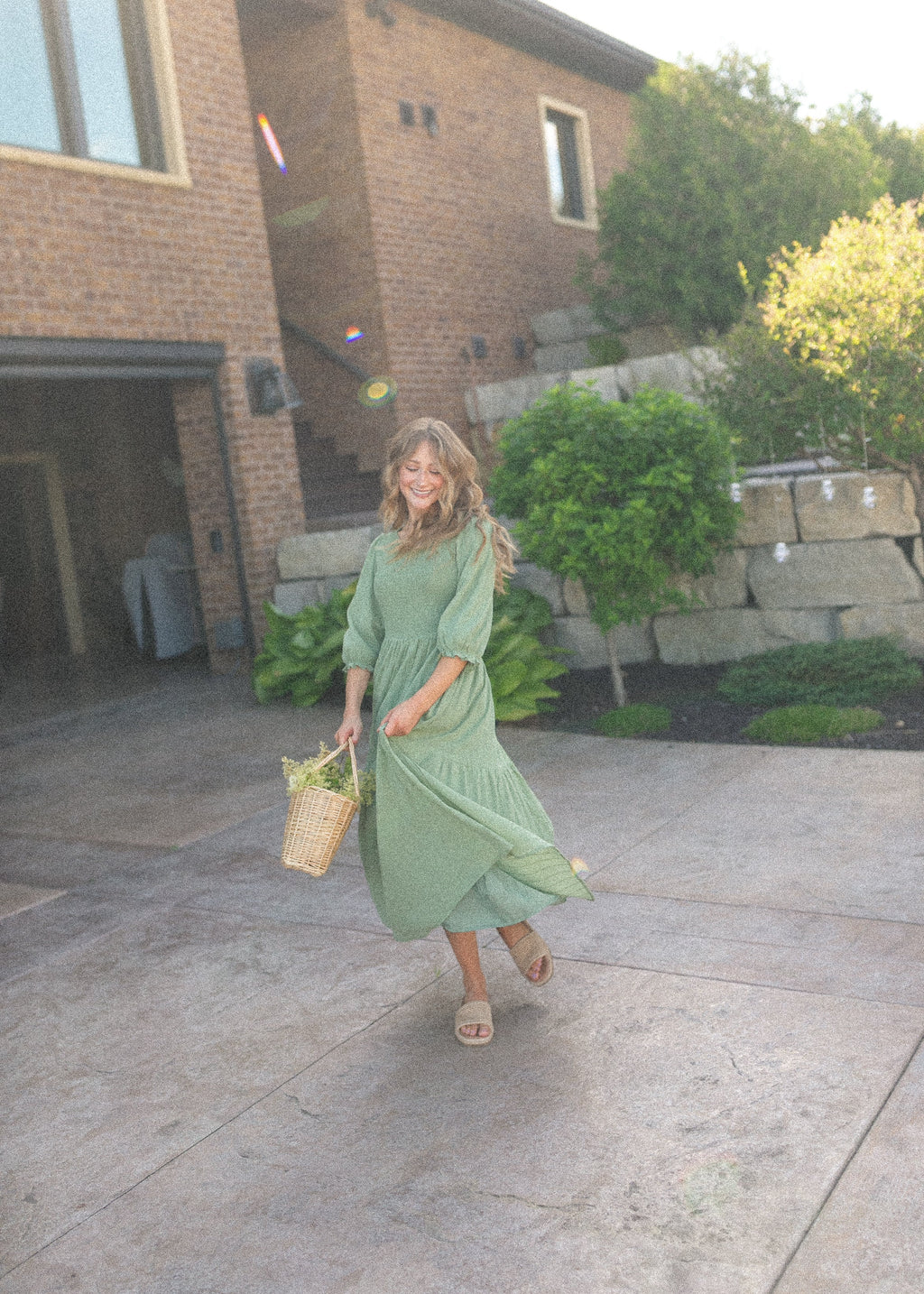 Flora Smocked Midi Dress