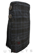 Traditional Kilt – Premium 6–8 Yard Wool, Black Isle