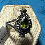 Gemstone Poison Ring 04.2036