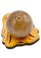 Ghost Wood Crystal Sphere Holder