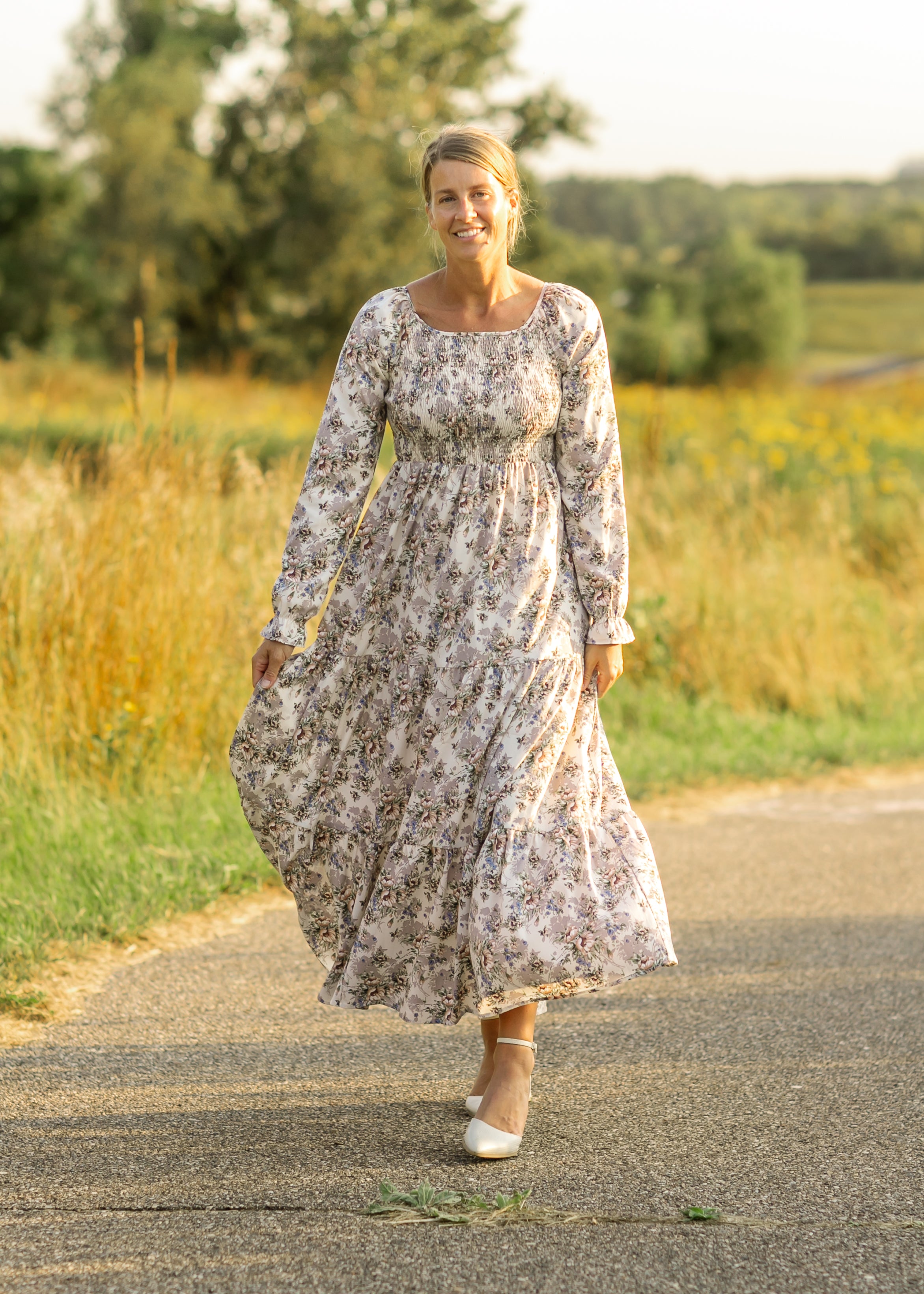 Gia Long Sleeve Maxi Dress