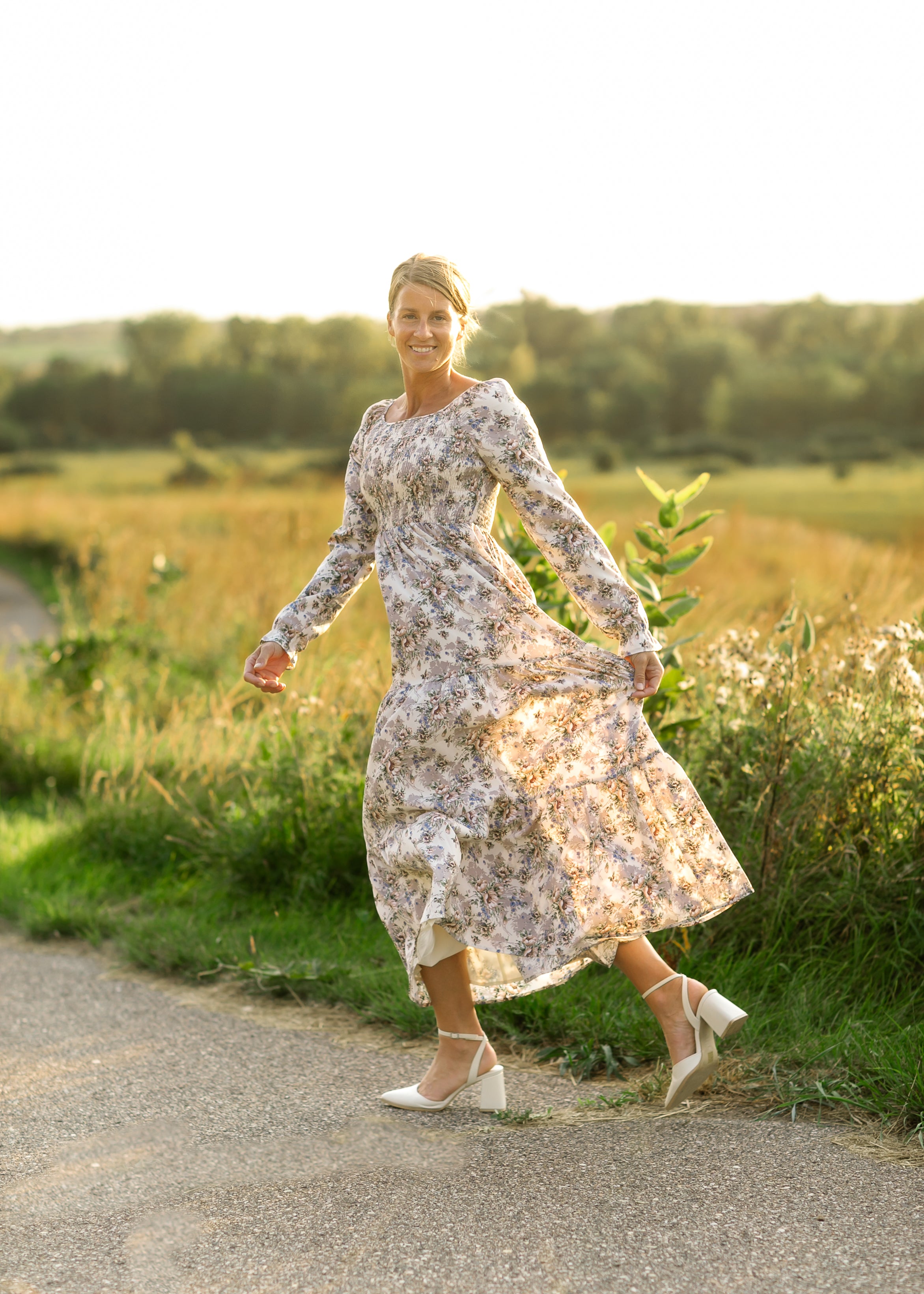 Gia Long Sleeve Maxi Dress