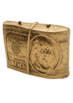 Gold $100 Dollar 2 Wick Candle