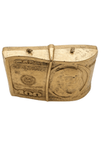 Gold $100 Dollar 2 Wick Candle