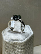 Green Tourmaline Flower Ring (03.0048)