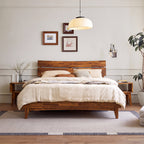 Aurora Solid Wood Bed Frame
