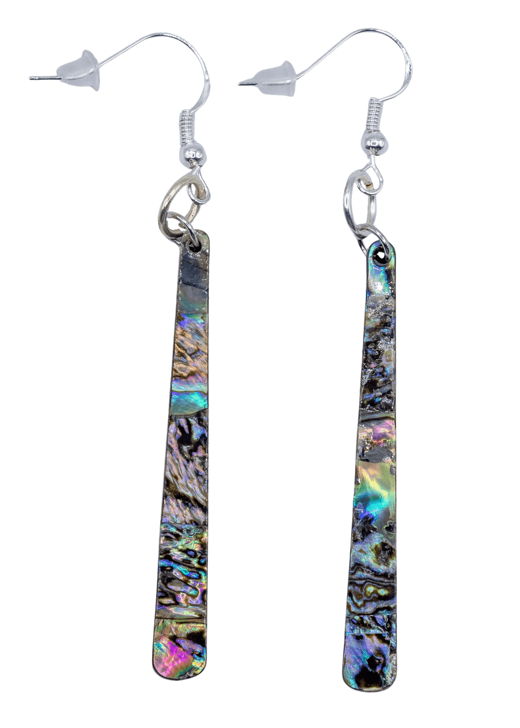 Hanging Abalone Shell Earrings