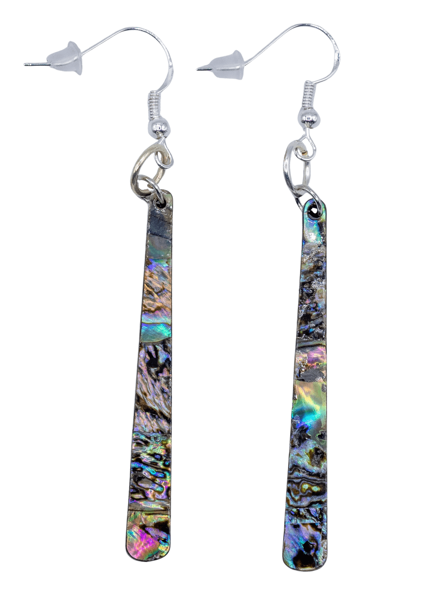 Hanging Abalone Shell Earrings