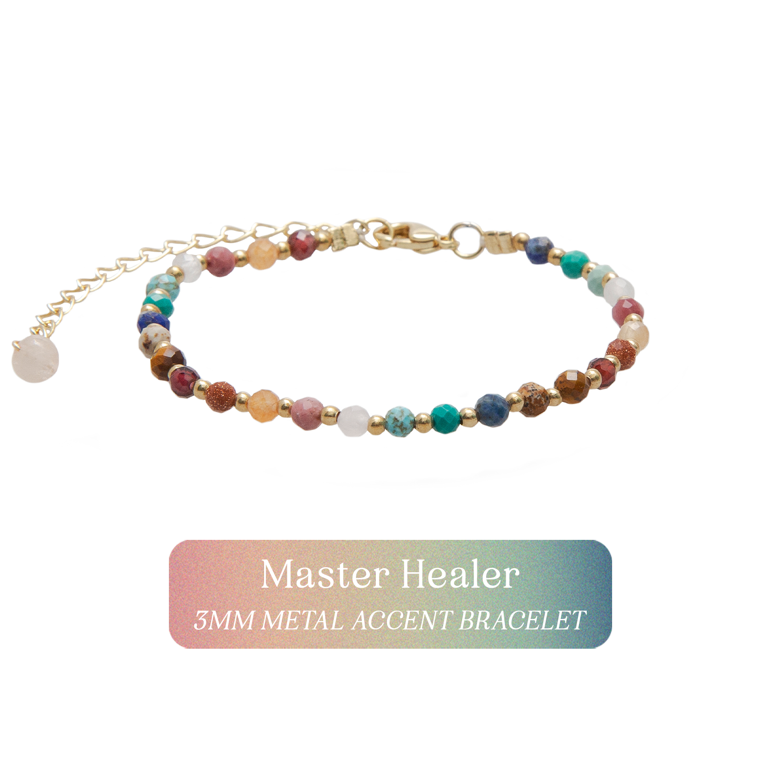 Master Healer 3mm Metal Accent Bracelet